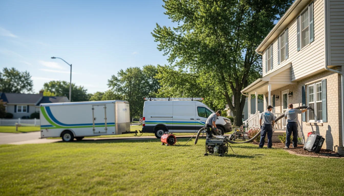 Flooded Basement Restoration And Cleanup With Repair in Hamel, IL near me